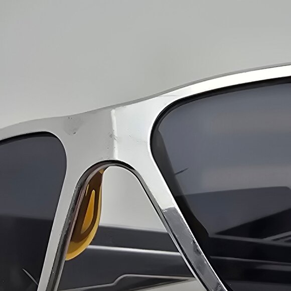 *SOLD* Gatorz Octane Polished Silver Frame Grey Lens Sunglasses w/ Ammo Box Case - Picture 14 of 16